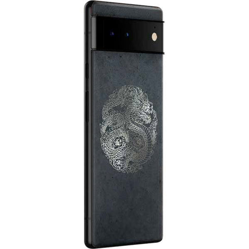 Chinese Black Dragon Google Pixel 6 Skin